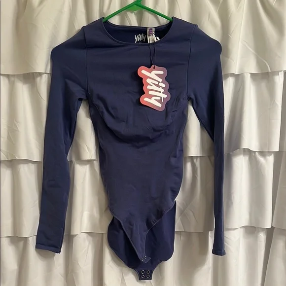 “Here We Indigo” YITTY Nearly Naked Shaping Longsleeve. Brand new with tags. - Picture 1 of 3
